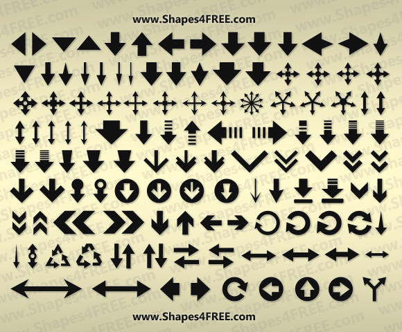 Arrows – Brushes for Photoshop