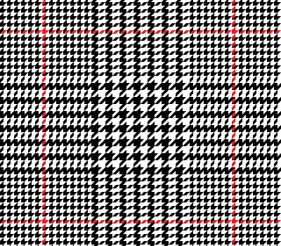 Black & White Buffalo Check Vector Pattern (SVG)