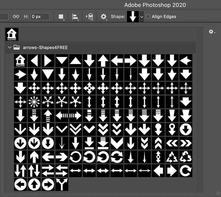 adobe photoshop custom shape tool download