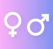 Mars & Venus Gender Vector Icons