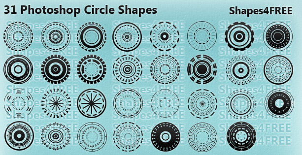 31 Photoshop Circle Shapes