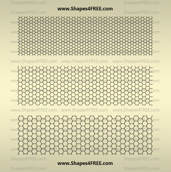 22 Hexagon Photoshop Patterns