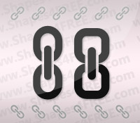 Link (Chain) Photoshop Shapes Icons (CSH)