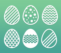 Easter Eggs Photoshop Custom Shapes