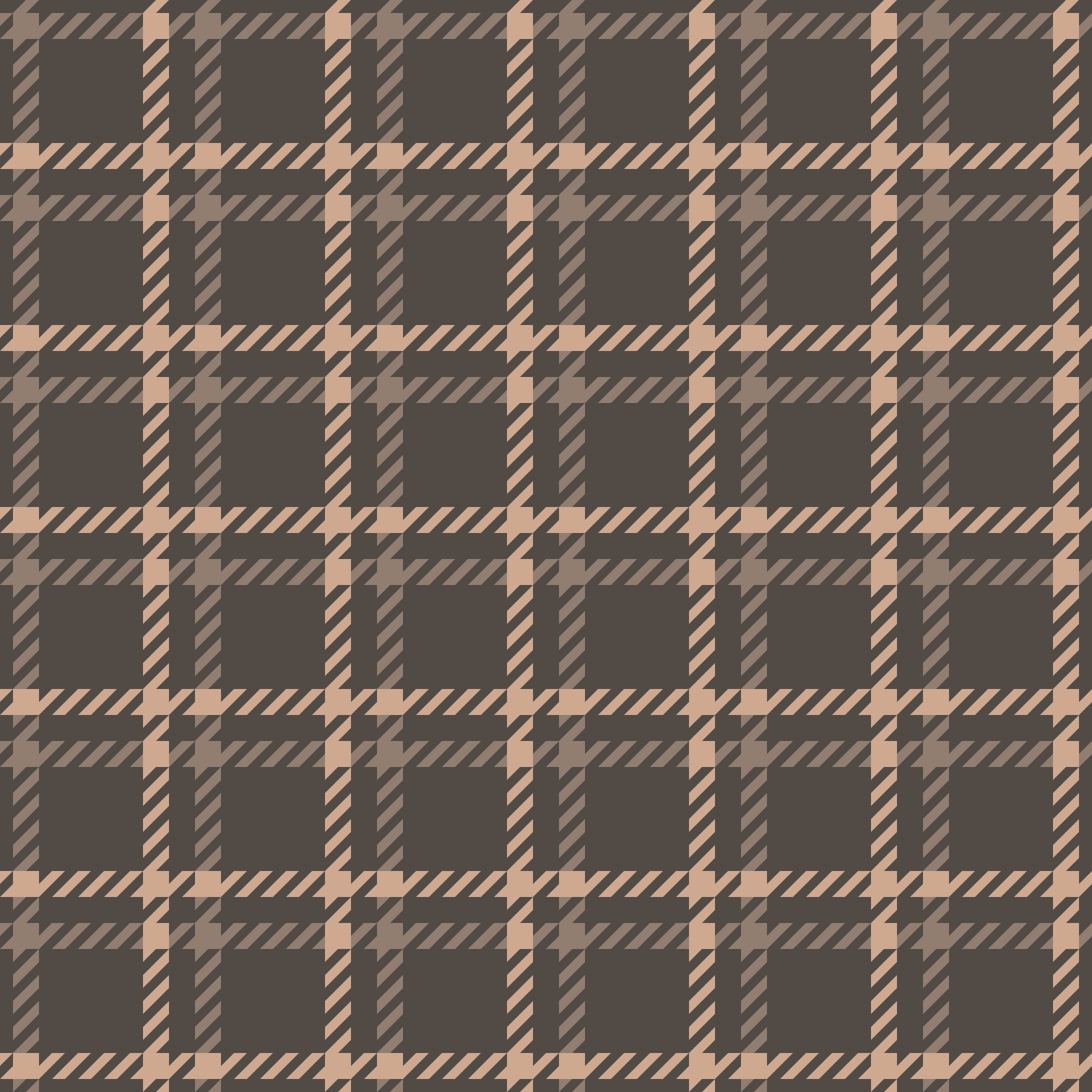 Brown Houndstooth Check Vector Pattern (SVG)