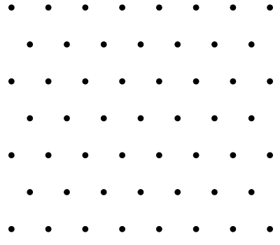 Black & White Polka Dot Vector Pattern