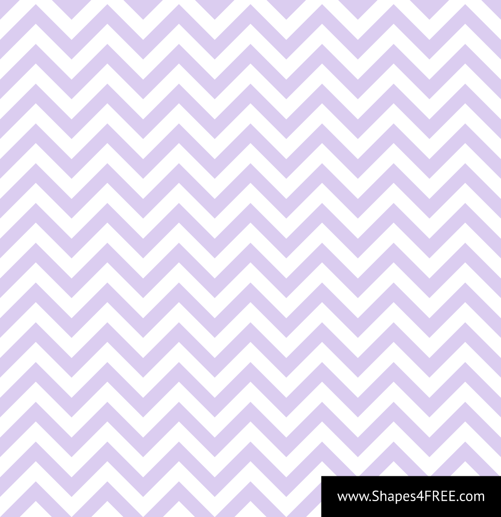 Pastel Purple & White Zigzag Vector Pattern