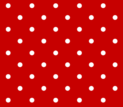 Red & White Polka Dot Vector Pattern