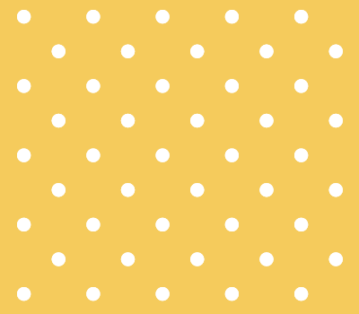Yellow Polka Dot Vector Pattern