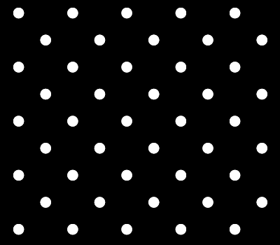 Classic Black Polka Dot Pattern Vector