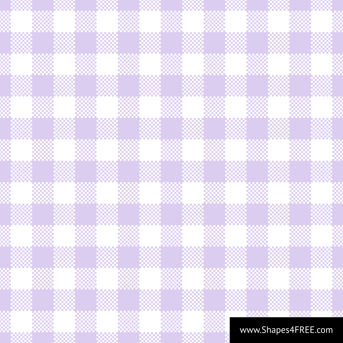 Pastel Purple Gingham Check Pattern Vector