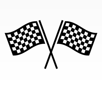 Racing Flags Icon (Photoshop & Vector Shape)