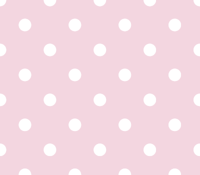 Seamless Pink & White Polka Dot Vector Pattern