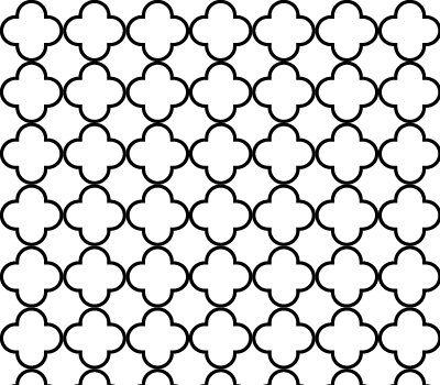 Quatrefoil Pattern Vector (SVG)